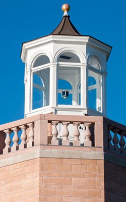 Cupola on a building at UConn Avery Point.
